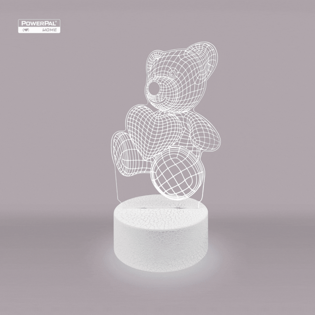 3D Night lamp - Teddy bear
