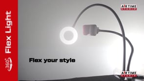 Flex light med ring light supportvideo